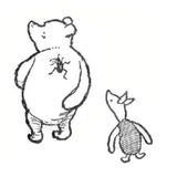 Se organiza una búsqueda y Piglet casi se encuentra de nuevo con Heffalump