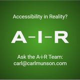 Ask The A-i-R Team: About Labels, Disability, Autism, Accessibility & Consultation