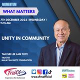 What Matters: Unity in Community | Wednesday 7th December 2022 | 11:15 am