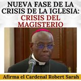 Nueva fase de la Crisis de la Iglesia: Crisis del Magisterio. Afirma el Cardenal Robert Sarah.