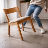 Chair leg slips sideways