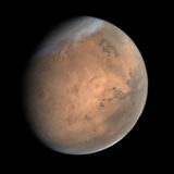 Modern glacier remains found near Martian equator