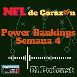 NFL Power Ranking Semana 4
