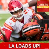 CHIEFS SQUAD SHOW: Are Kansas City Chiefs LOOKING UP at Los Angeles Rams after Myles Garrett TRADE!?