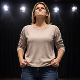 Jaw locked under lights