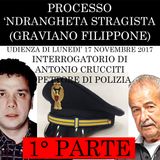 003) Interrogatorio di Antonio Crucitti Ispettore della polizia di Stato 1° parte processo Ndrangheta Stragista lunedì 17 novembre 2017