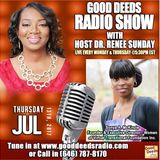 Sonya A. McKinzie Founder & Executive shares on Good Deeds Radio Show