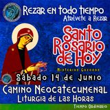 Rosario del dia de hoy. SABADO 14 DE JUNIO 2025 🌹 MISTERIOS GOZOSOS. Rosario a la Virgen María.
