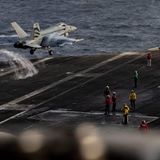 Trump dismisses reports of grim conditions on U.S. aircraft carrier