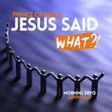 Jesus said what?! #42 [Morning Devo]