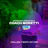 Coach Moretti prima di Geetit Bologna-Personal Time