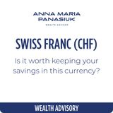 NO 8.  Swiss Franc (CHF) – is it worth keeping your savings in this currency?