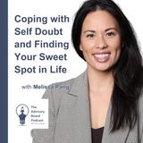 Coping with self-doubt and finding your sweet spot in life