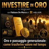 Oro e passaggio generazionale: come trasferire valore nel tempo