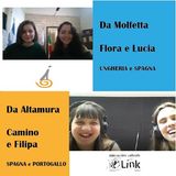 Le volontarie Camino e Filipa incontrano Lucia e Flora dell'Associazione InCo