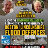 flood defences in boston lincolnshire river witham at risk