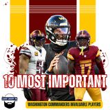 Washington Commanders Top 10 Most Important and Invaluable Players for 2025