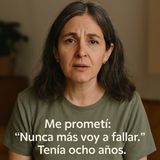Me prometí: “Nunca más voy a fallar.” Tenía ocho años.