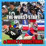 NFL Week 1: Who had the worst start? (& Week 2 Predictions)