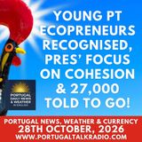 Young PT ecopreneurs recognised, Pres’ focus on cohesion & 27,000 told to GO!