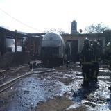 Incendio de pipas en Milpa Alta