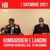 Roma, Sciopero Generale il 16 dicembre: Landini (CGIL) e Bombardieri (UIL) in conferenza stampa