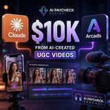 Claude + Arcads Generating $10K from AI‑Created UGC Videos
