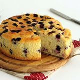 Torta soffice con ricotta e uva