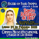 💚Santo Rosario de hoy LUNES 24 DE FEBRERO 2025 🌹 MISTERIOS GOZOSOS. Rosario a la Virgen María. Rezamos por el papa Francisco🙏