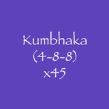 Kumbhaka (4-8-8) x45