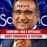 Sanremo, È Ufficiale: Carlo Conti Condurrà Il Prossimo Festival!