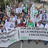 La huelga de médicos por el Estatuto marco