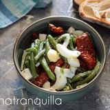 Insalata di fagiolini e primo sale