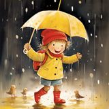 Het avontuur van Jantje op een regendag | Verhalen Over Het Weer