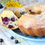 CIAMBELLA AI MIRTILLI E LIMONE la più soffice e la più buona