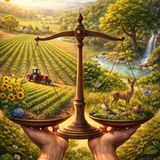 O equilíbrio sensível  entre a lavoura  e o ecossistema