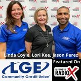 LGE Community Credit Union:  Linda Coyle, Lori Kee, and Jason Perez