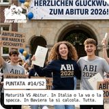 Maturità VS Abitur. In Italia o la va o la spacca. In Baviera la si calcola. Tutta.