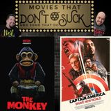 Movies That Don't Suck and Some That Do:  The Monkey/Captain America - Brave New World