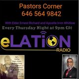 Pastors Corner with Elder Richard and Apostle