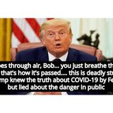 Recordings prove Donald Trump knew about coronavirus and lied to American people