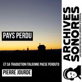 Pierre Jourde - Pays Perdu