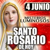 Santo Rosario 🌹 Jueves 4 de Junio ❤️‍🔥 mes del Sagrado Corazón de Jesús #MisteriosLuminosos