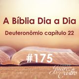 Curso Bíblico 175 - Deuteronômio Capítulo 22 -Animais objetos perdidos, Leis: virgindade e adultério - Padre Juarez de Castro