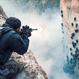 Guards Realize They Are Shooting Mutated Humans Escaping From a Secret Lab in The Gorge movie recap