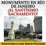¡Impactante testimonio de fe católica! Monumento al Santísimo Sacramento en Río de Janeiro.