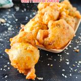 Frittelle salate veloci con i fiori di zucca