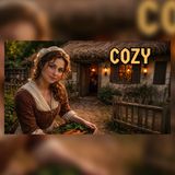 Inside an 1800s Cottage: A Quiet Night by the Hearth | History for Sleep