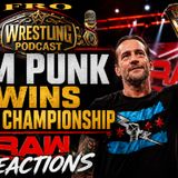 CM PUNK WINS WWE CHAMPIONSHIP - RAW REACTIONS