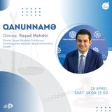 "Qanunnamə" #11 - Rəşad Mehdili